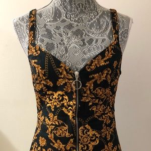 Patterned jean dress CUTEE!